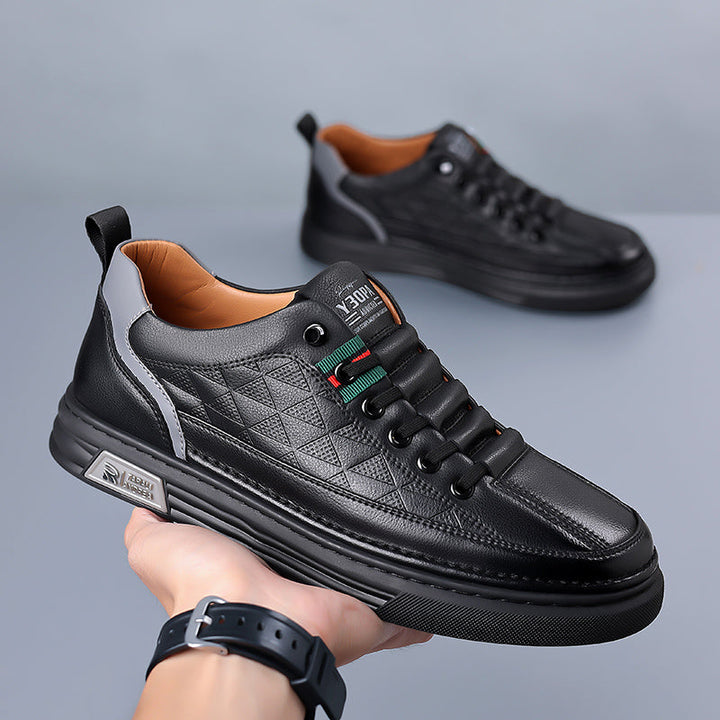 Italian Crafted Minimalist Leather Sneakers