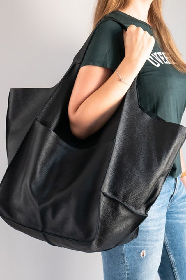 Sofia - Effortless Everyday Leather Tote Bag