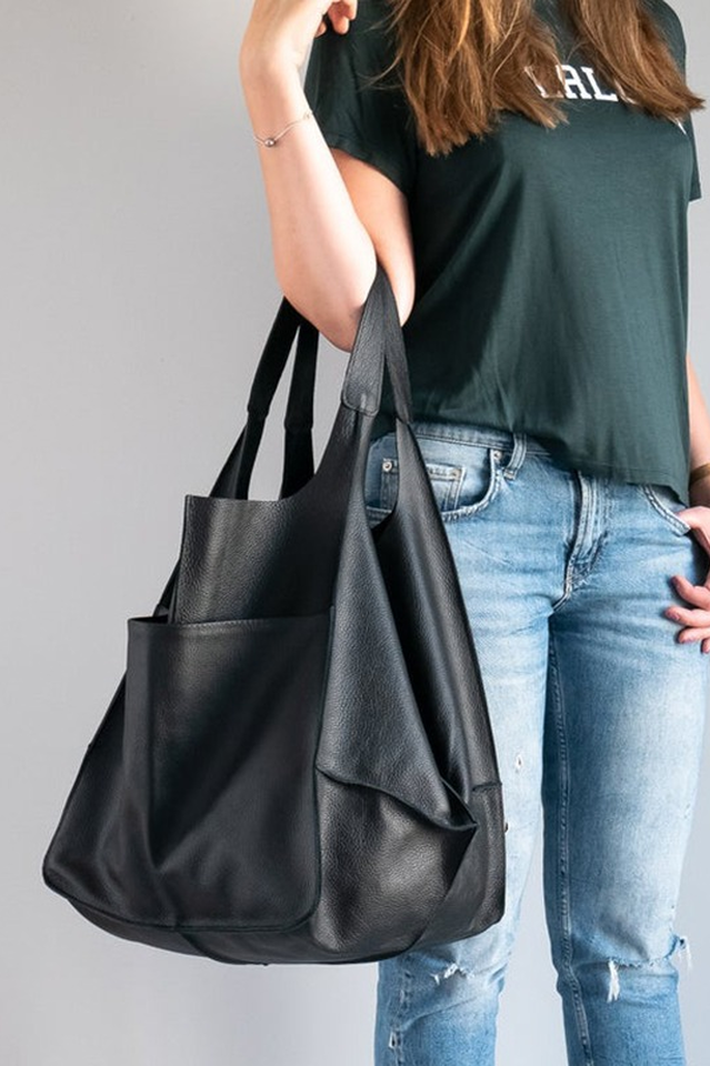 Sofia - Effortless Everyday Leather Tote Bag