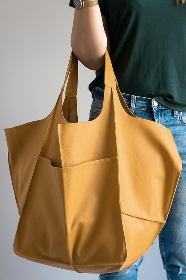 Sofia - Effortless Everyday Leather Tote Bag