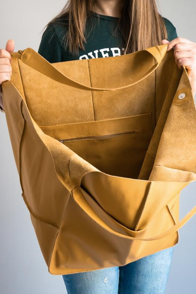 Sofia - Effortless Everyday Leather Tote Bag