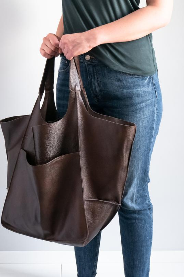 Sofia - Effortless Everyday Leather Tote Bag