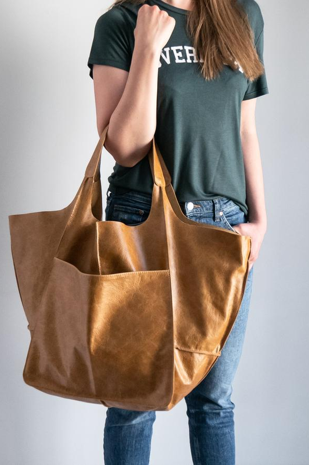 Sofia - Effortless Everyday Leather Tote Bag