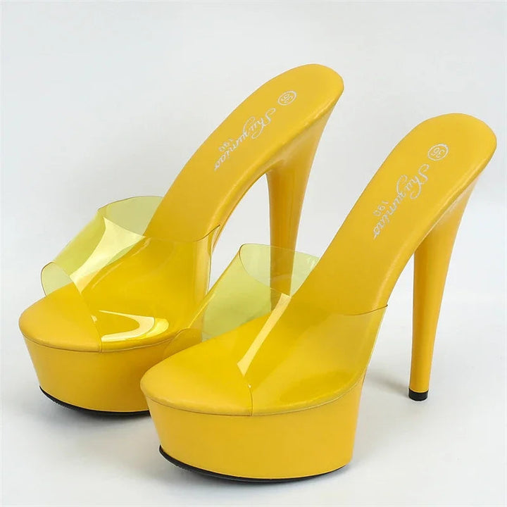 Briar - Bold Elevation Stiletto Mules
