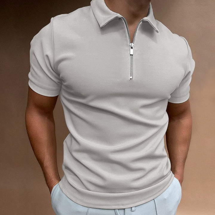 Apex Elite - Sharp & Modern Slim Fit Zipper Polo