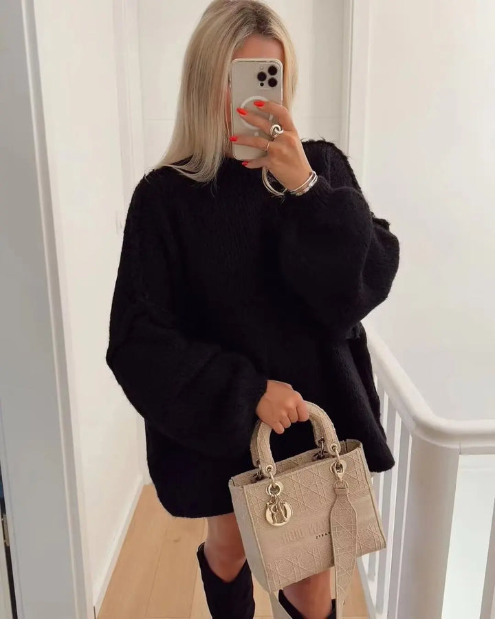 Emberly - Timeless Retro Ribbed Knit Jumper