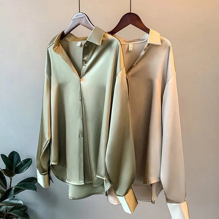 Myra - Effortless Elegance Silk Blouse