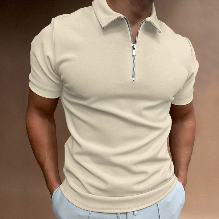 Apex Elite - Sharp & Modern Slim Fit Zipper Polo