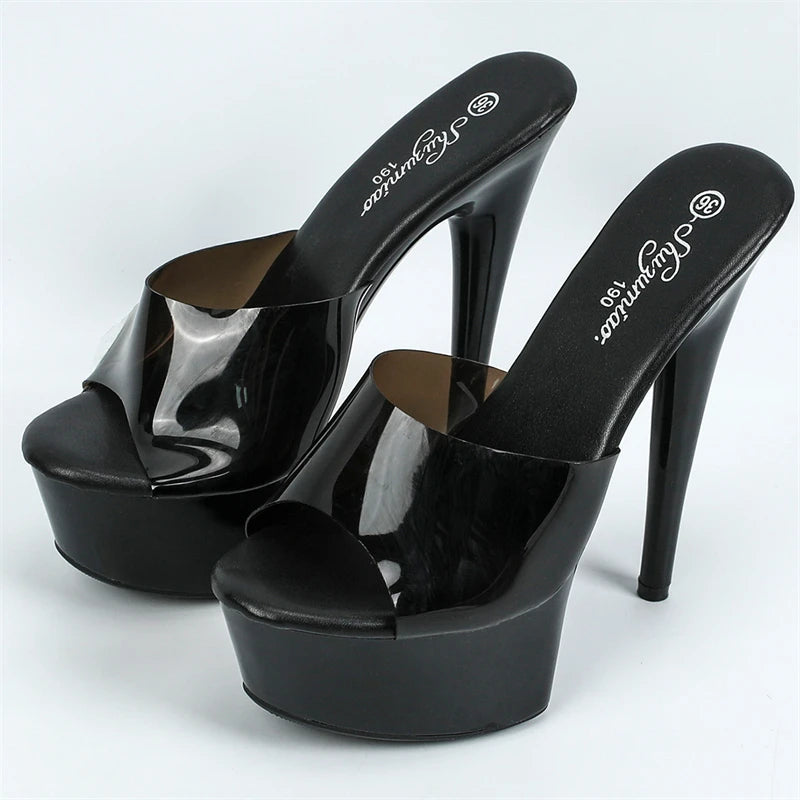 Briar - Bold Elevation Stiletto Mules