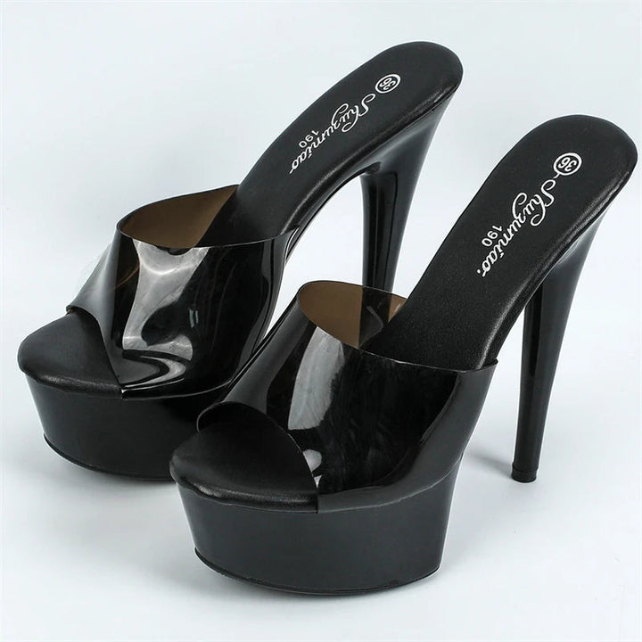 Briar - Bold Elevation Stiletto Mules