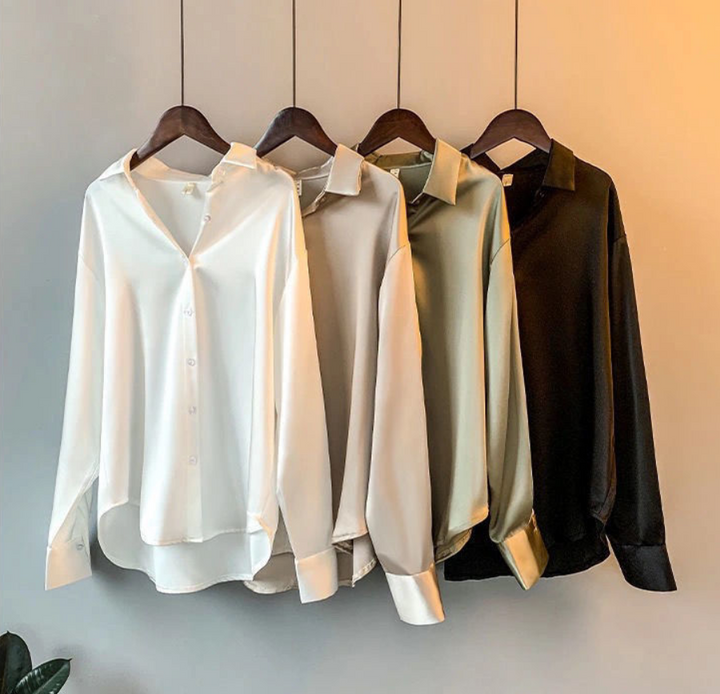Myra - Effortless Elegance Silk Blouse