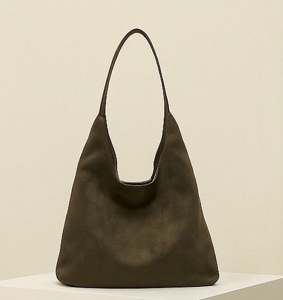 Hazel - Effortless Quiet Luxury Vegan Suede Tote