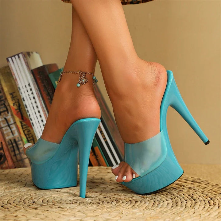 Briar - Bold Elevation Stiletto Mules