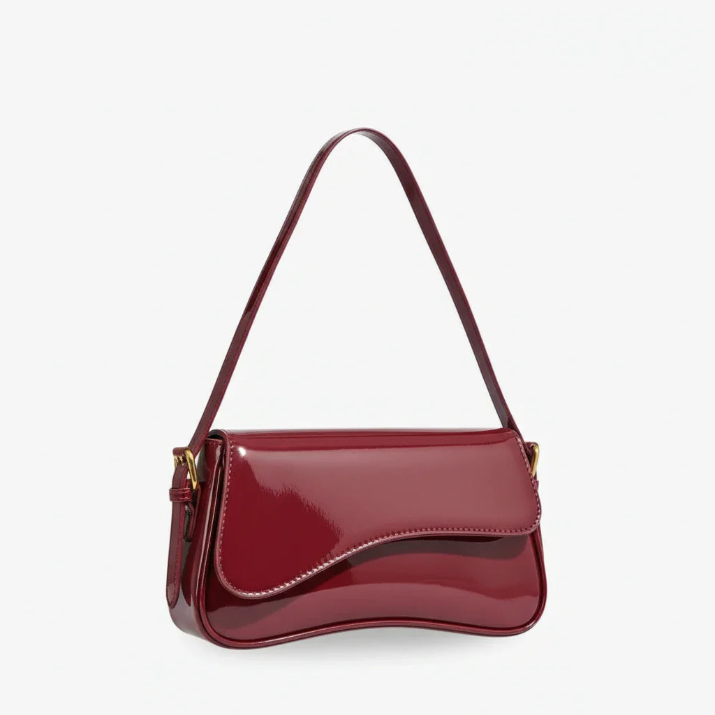 Zyora - Sculptural Minimalist Vegan Leather Crossbody Bag
