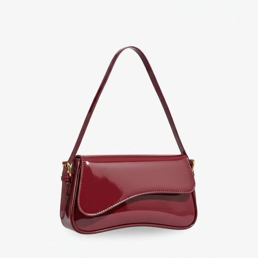 Zyora - Sculptural Minimalist Vegan Leather Crossbody Bag