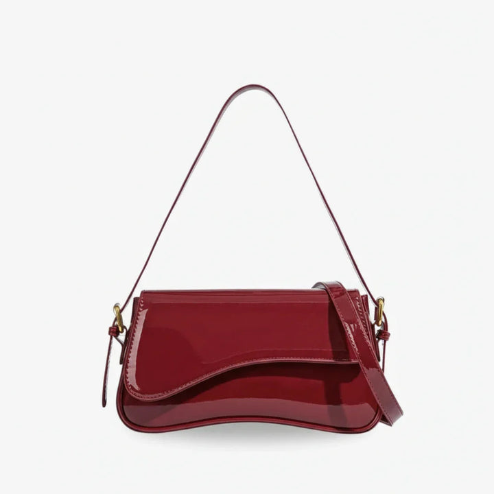 Zyora - Sculptural Minimalist Vegan Leather Crossbody Bag