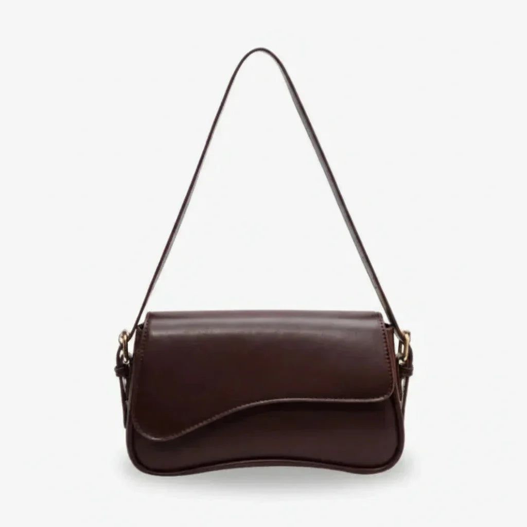 Zyora - Sculptural Minimalist Vegan Leather Crossbody Bag