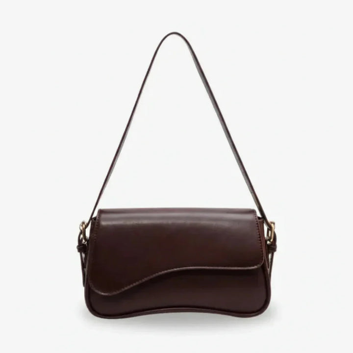 Zyora - Sculptural Minimalist Vegan Leather Crossbody Bag