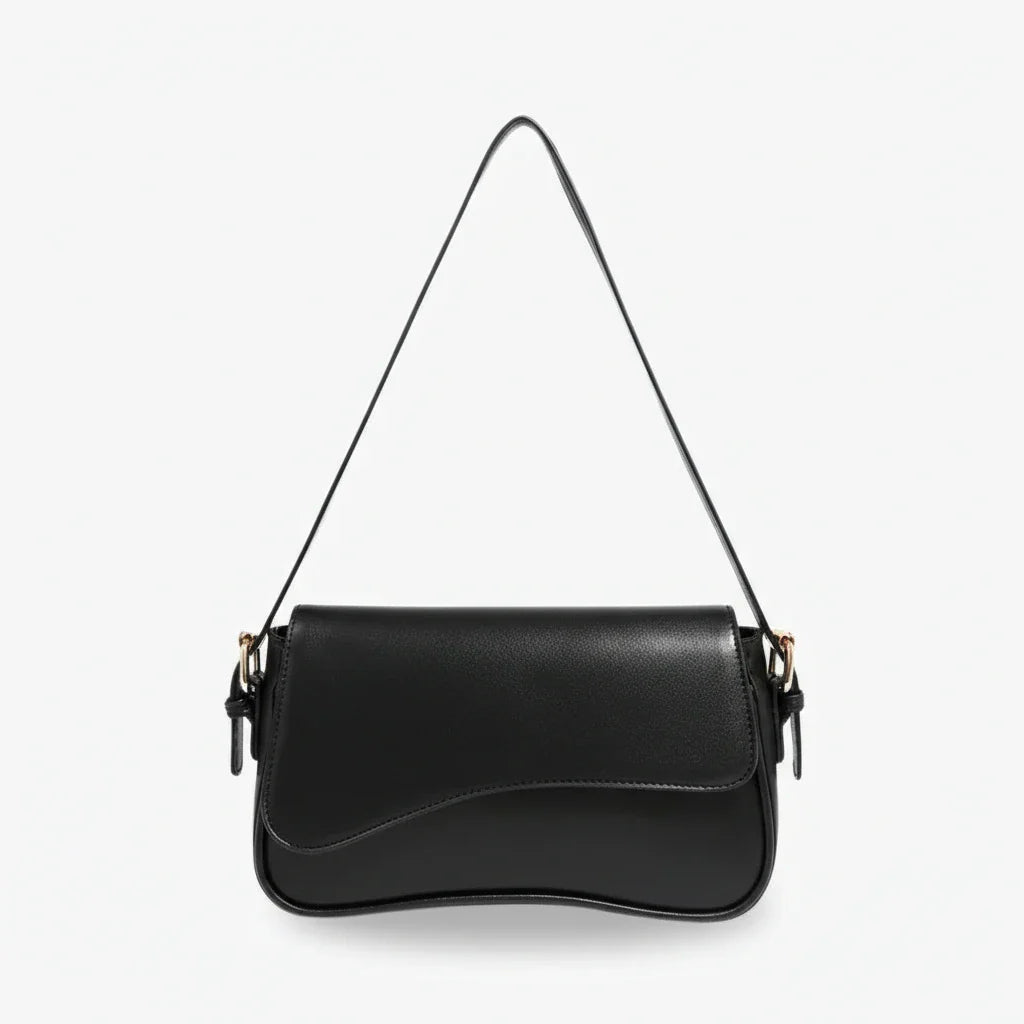 Zyora - Sculptural Minimalist Vegan Leather Crossbody Bag