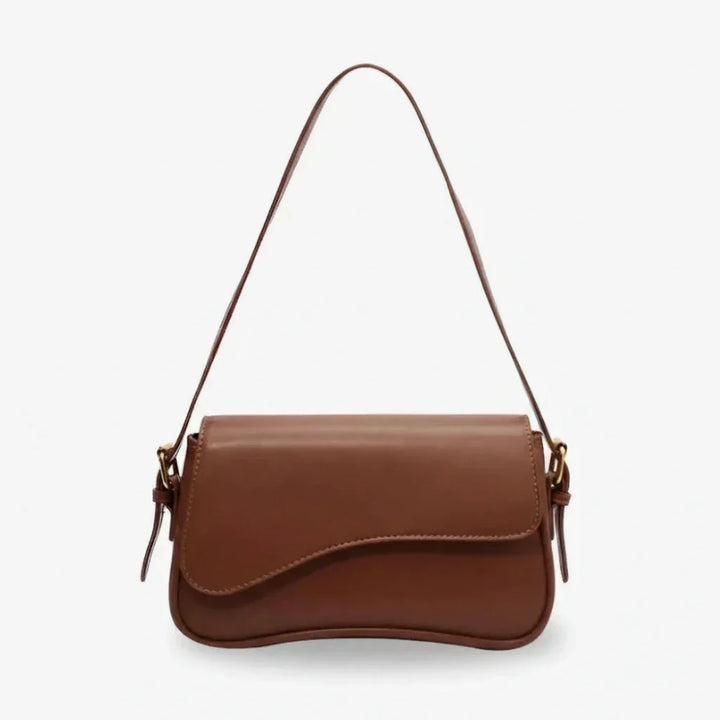 Zyora - Sculptural Minimalist Vegan Leather Crossbody Bag