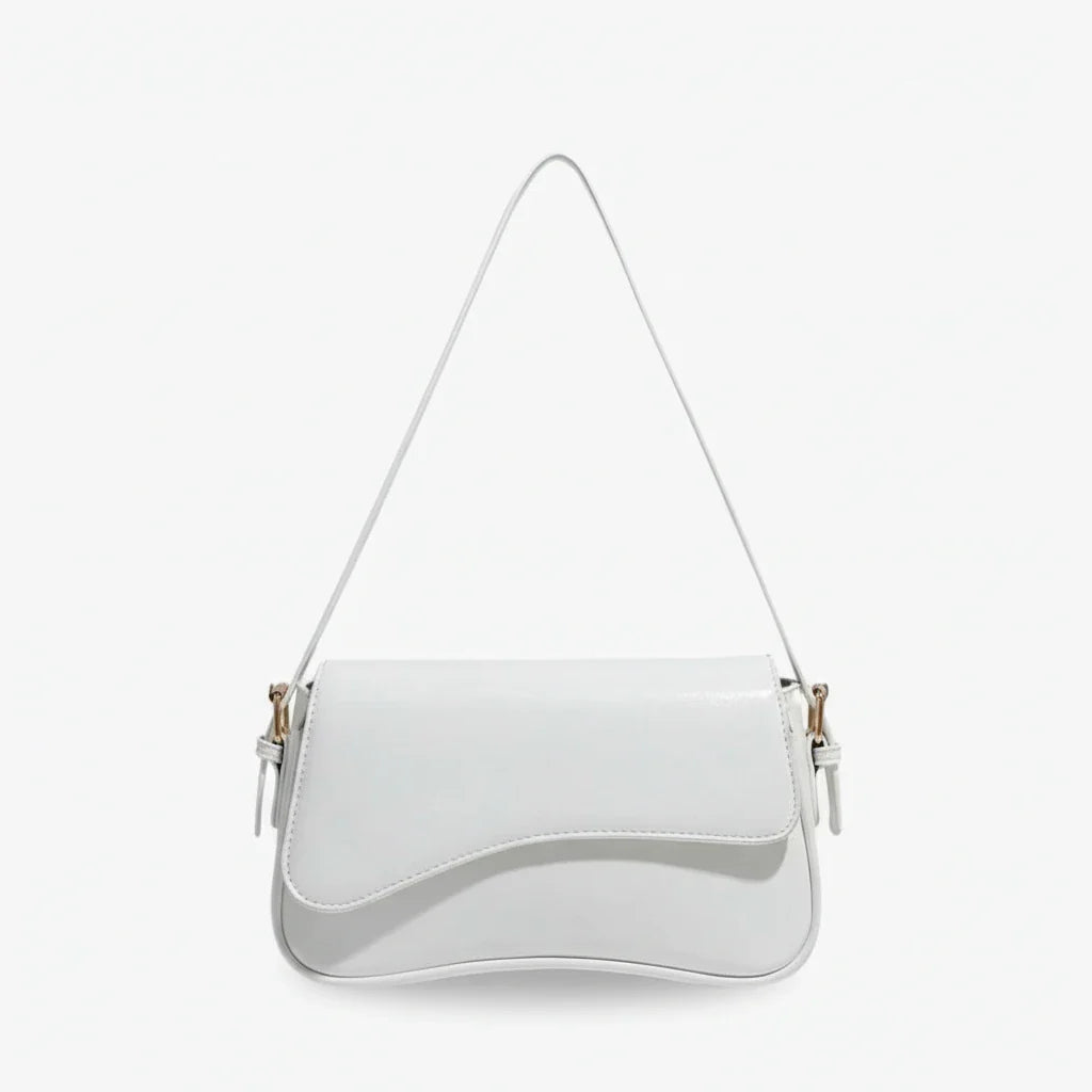 Zyora - Sculptural Minimalist Vegan Leather Crossbody Bag
