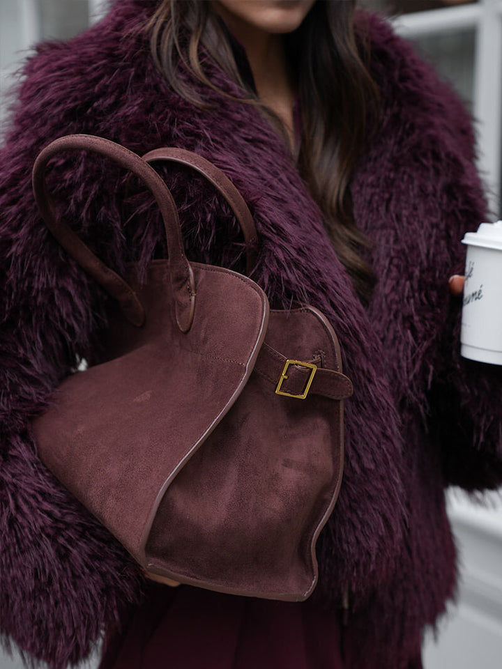 Sara - Timeless Elegance Suede Handbag