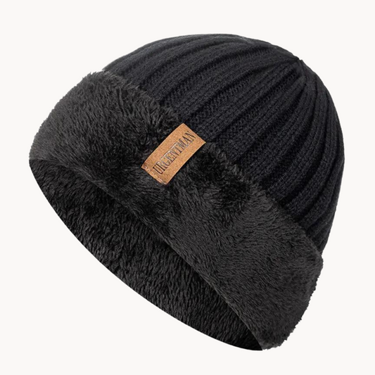 Ultra-Warm Fleece Lined Plush Beanie