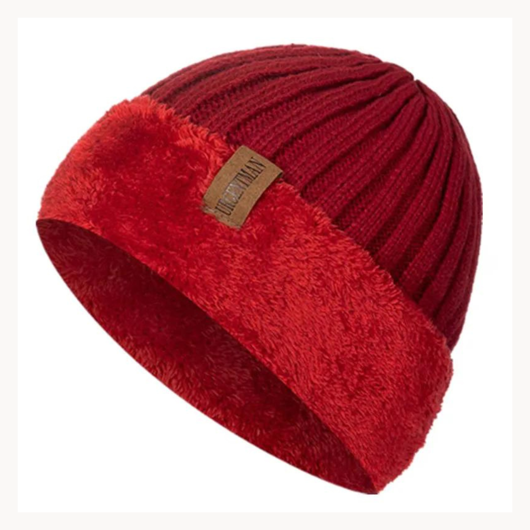 Ultra-Warm Fleece Lined Plush Beanie