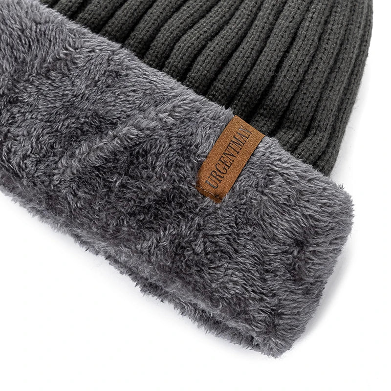 Ultra-Warm Fleece Lined Plush Beanie