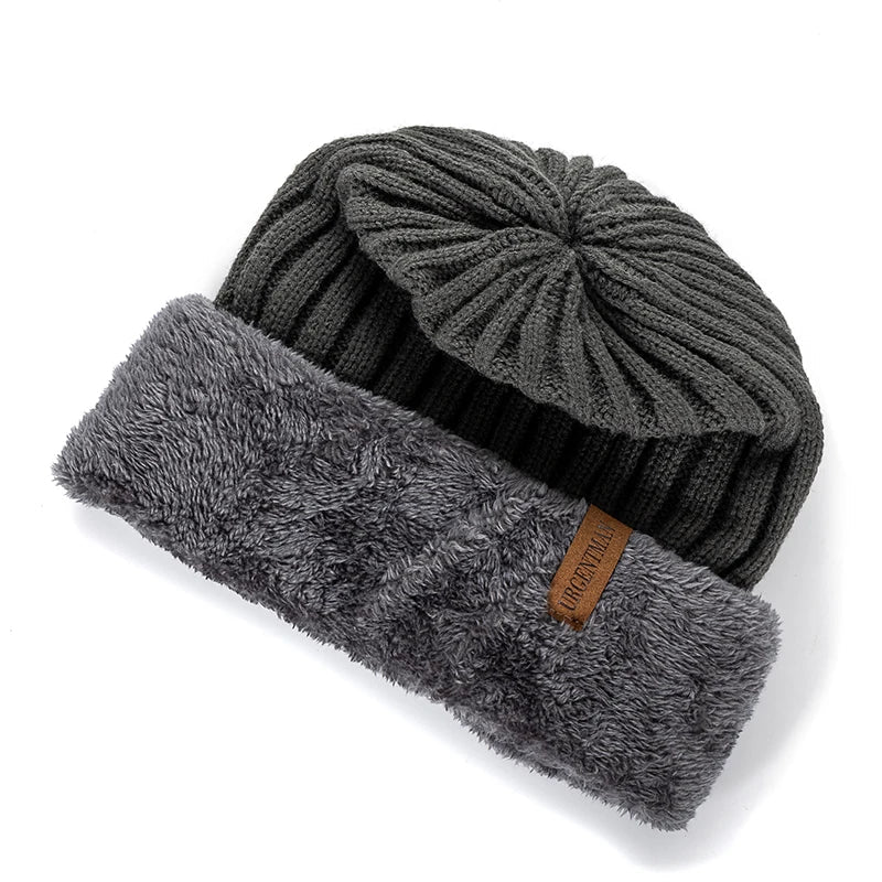 Ultra-Warm Fleece Lined Plush Beanie