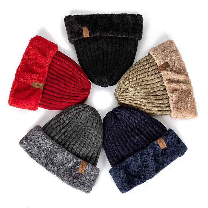 Ultra-Warm Fleece Lined Plush Beanie