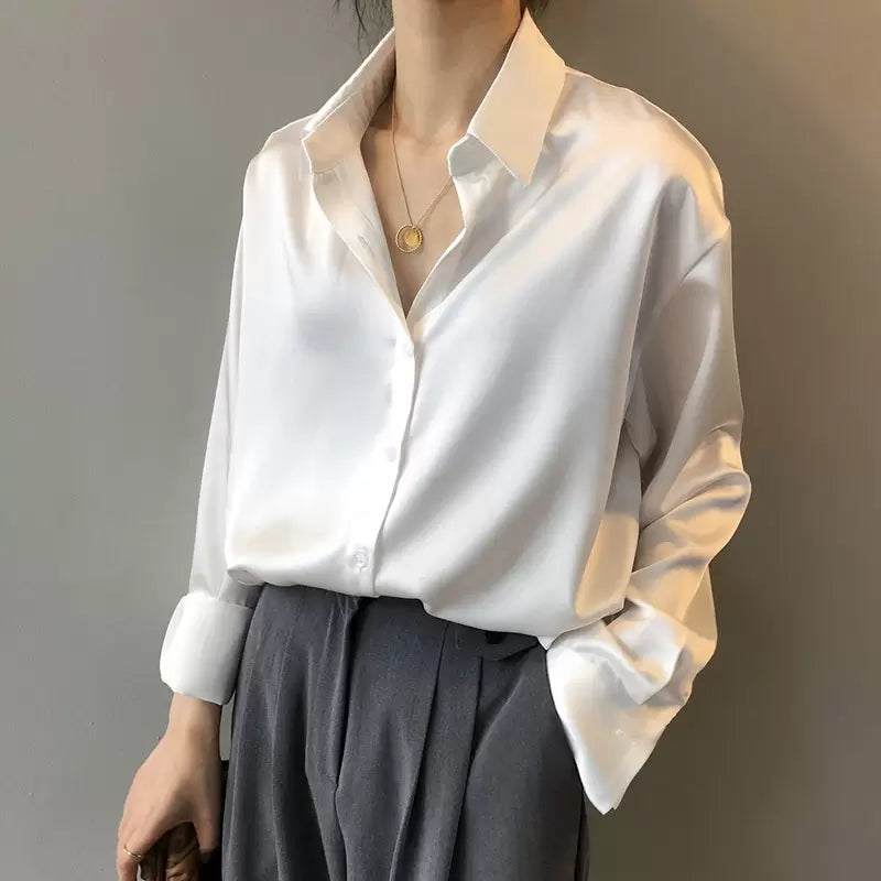 Myra - Effortless Elegance Silk Blouse