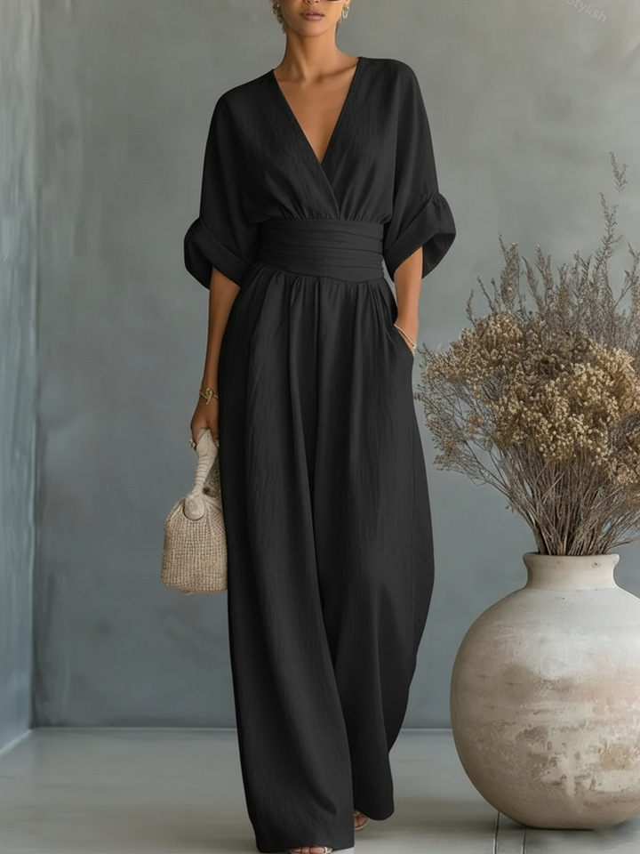 Lucia - Chic Wide-Leg Jumpsuit