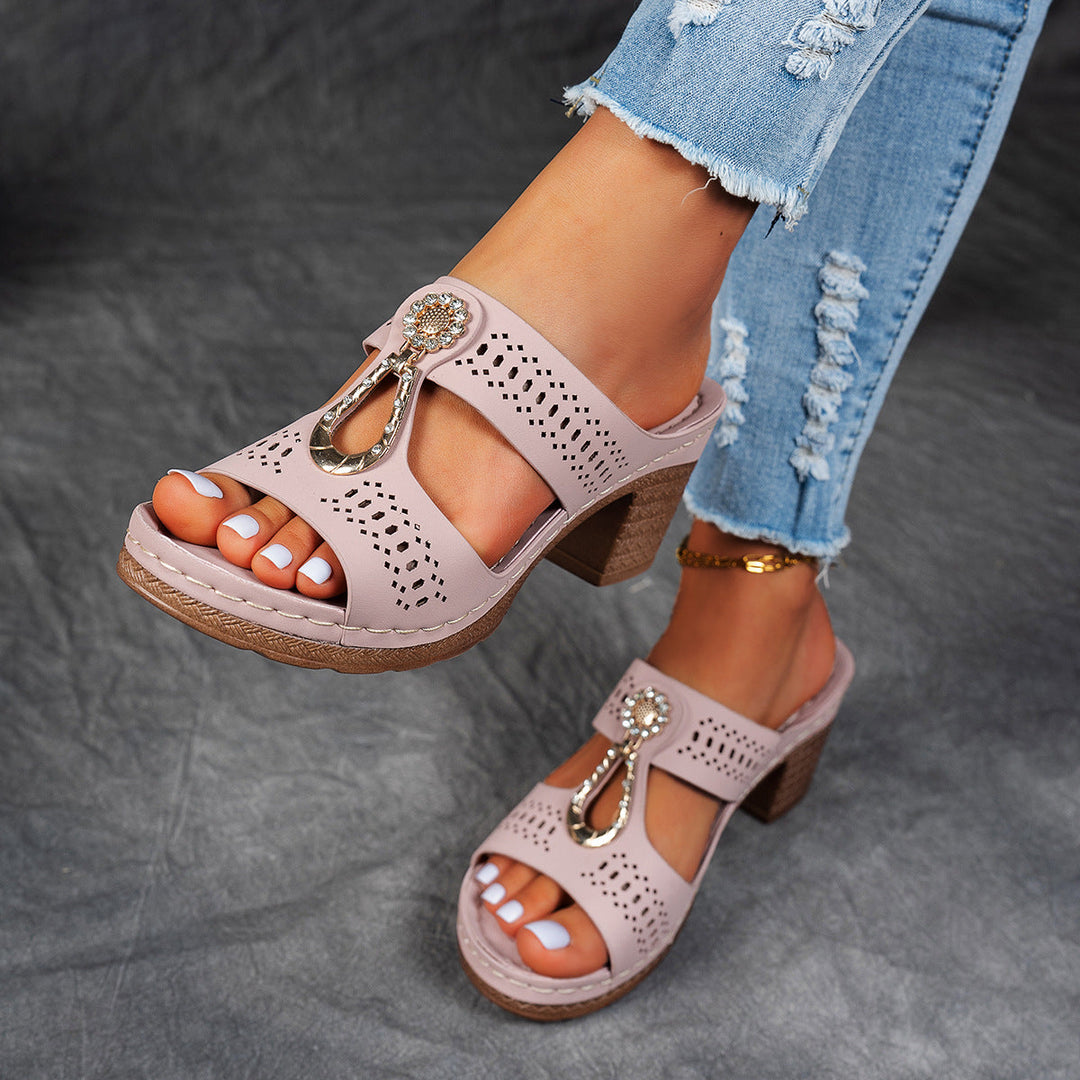 Sparkling Orthopedic Support Comfort Sandals