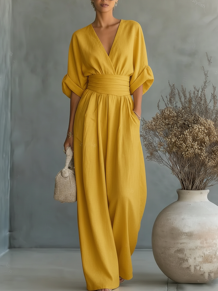 Lucia - Chic Wide-Leg Jumpsuit
