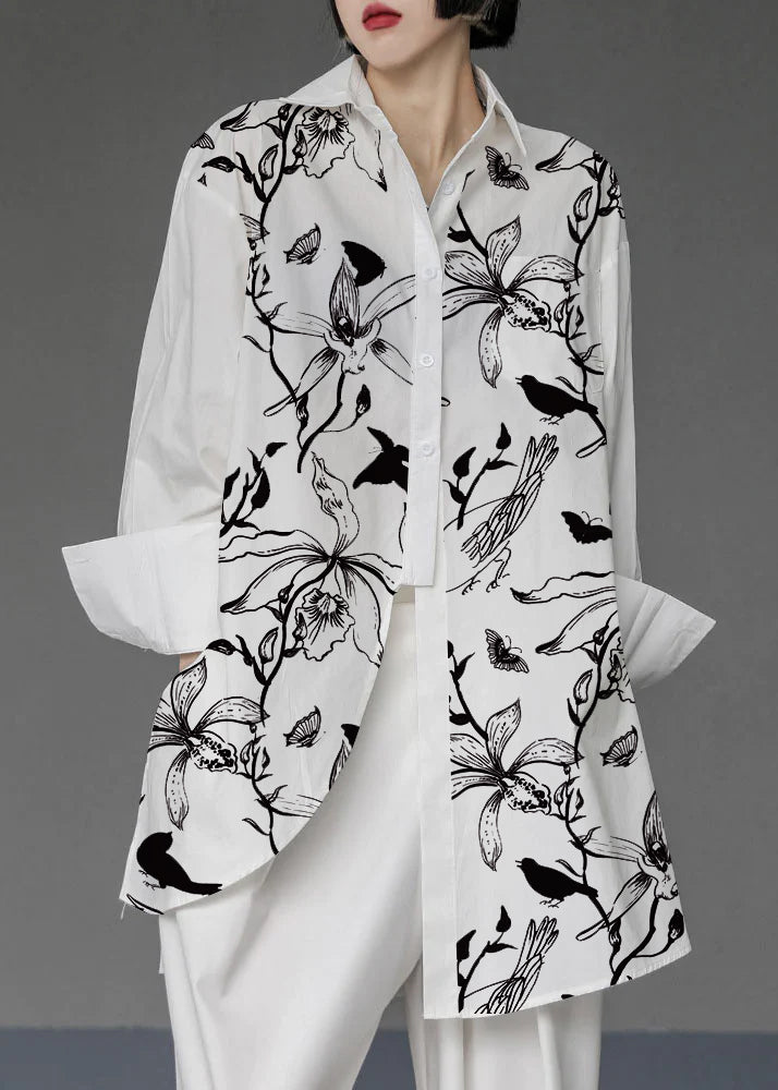 Sculptural Avant-Garde Asymmetrical Cotton Tunic