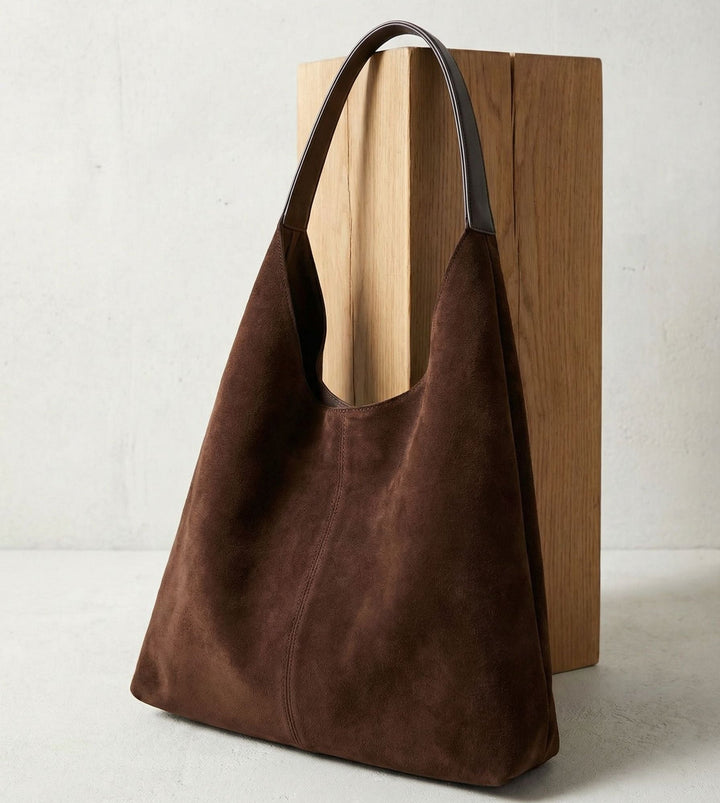 Hazel - Effortless Quiet Luxury Vegan Suede Tote