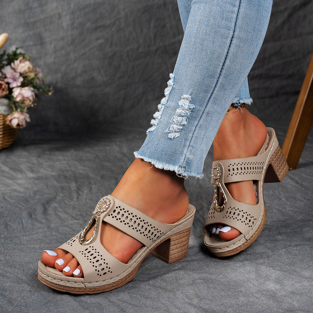 Sparkling Orthopedic Support Comfort Sandals