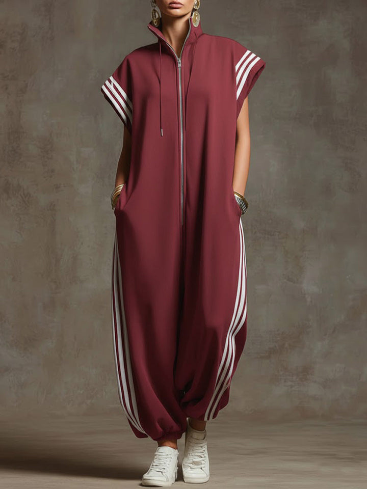 Rosie - Wide-Leg Cotton Jumpsuit