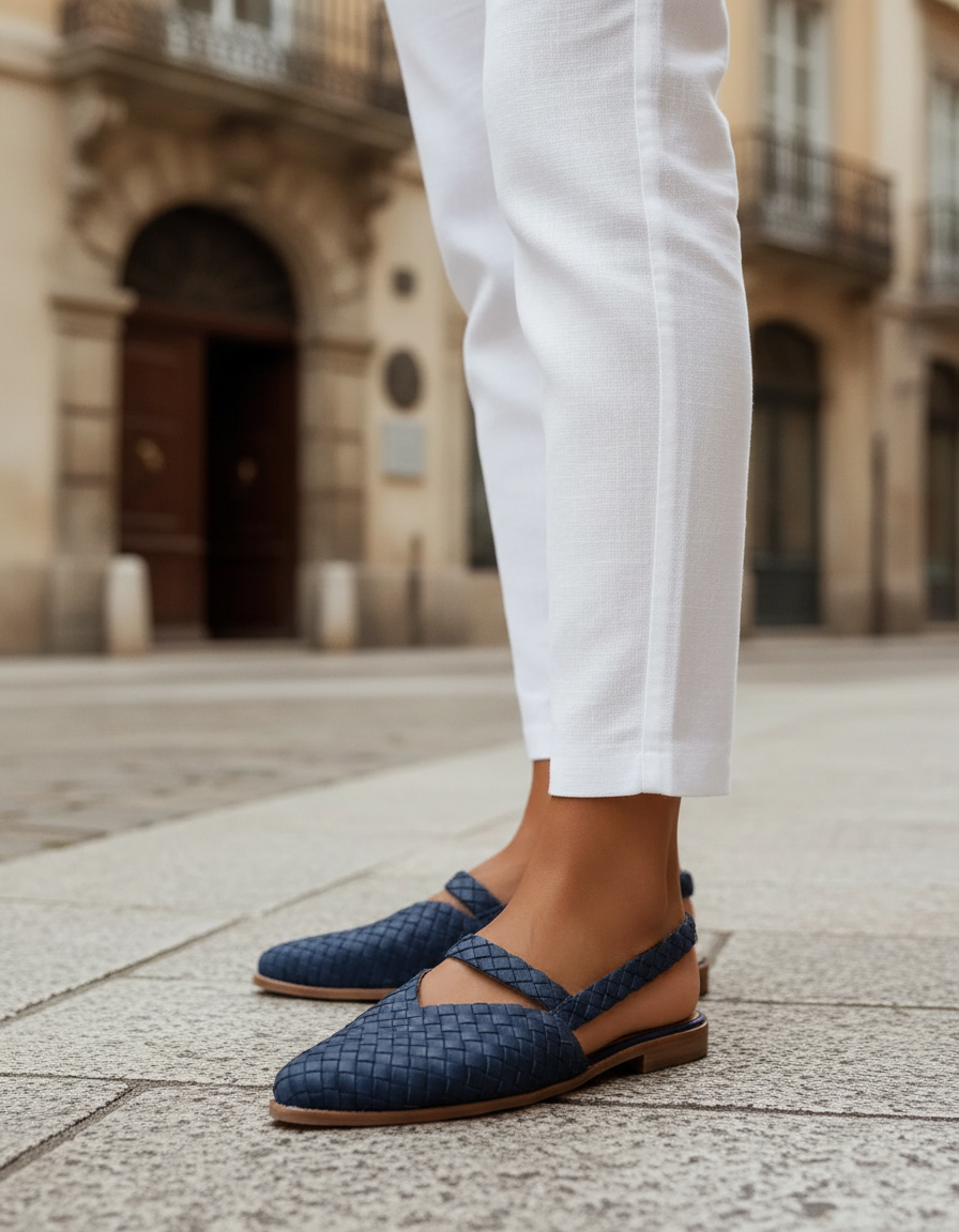 Elena Elegance Toe Slip-On Flats