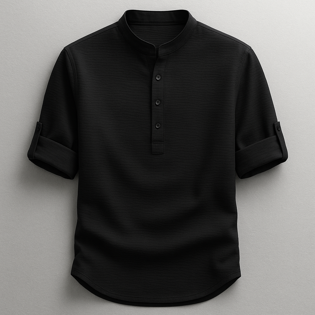 Tailored Comfort Everyday Henley Shirt