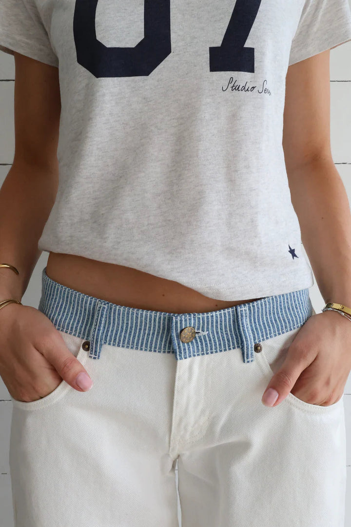 Jodie Coastal - Relaxed Adjustable High-Waist Wide-Leg Jeans